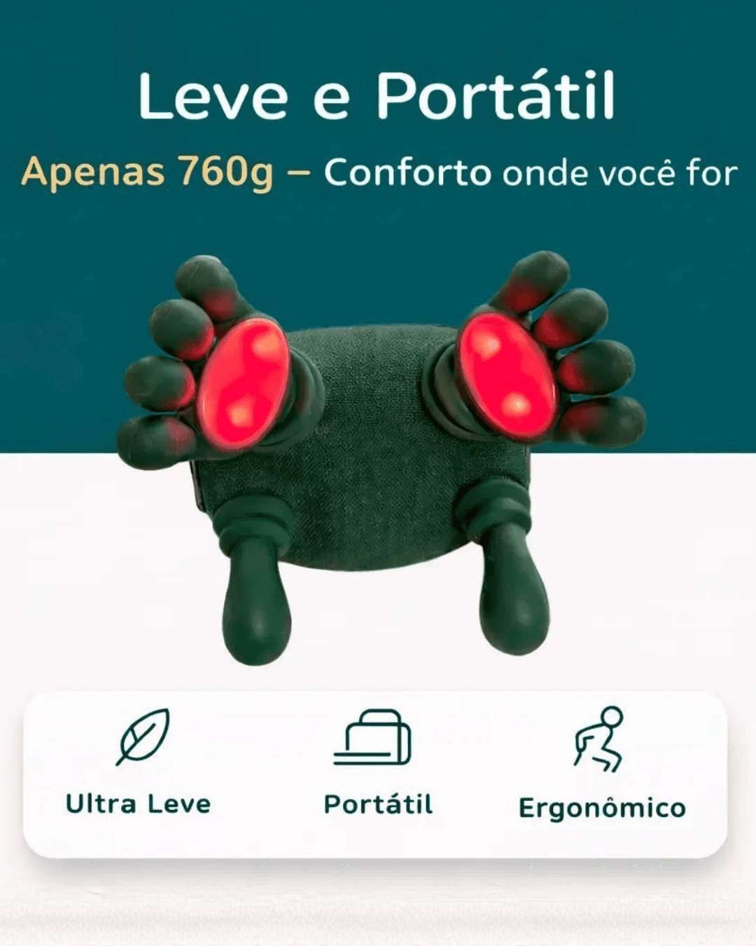 NEVA — Leve e portátil, apenas 320g
