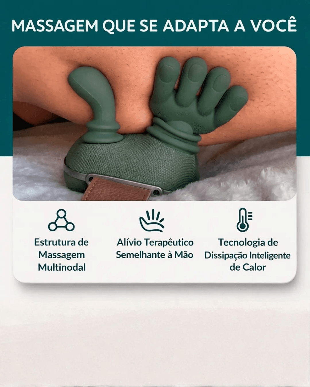 NEVA — Massagem que se adapta ao seu corpo